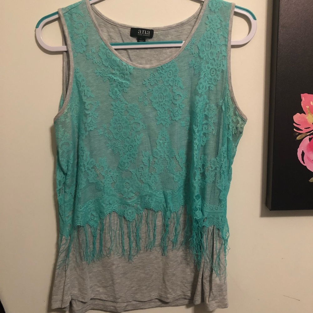 A.n.a lace tank top